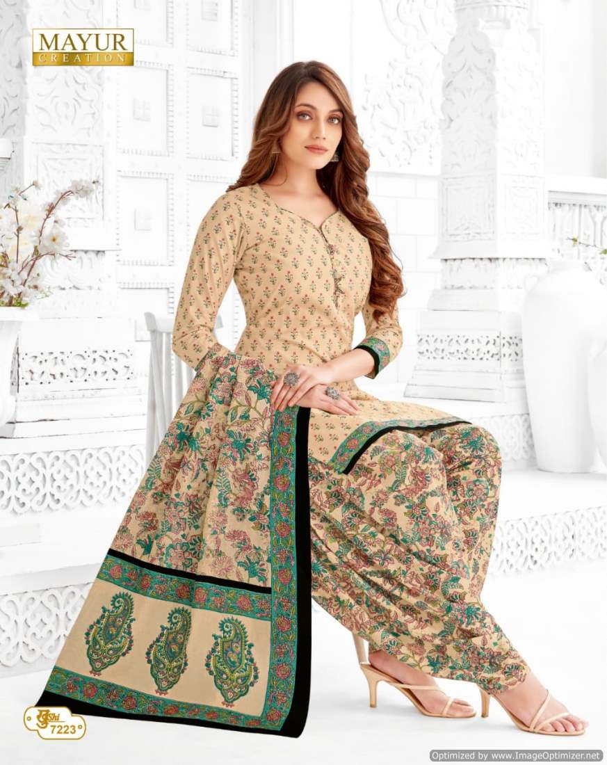 Khushi Vol 72 By Mayur Pure Cotton Printed Dress Material Wholesale Shop In Surat